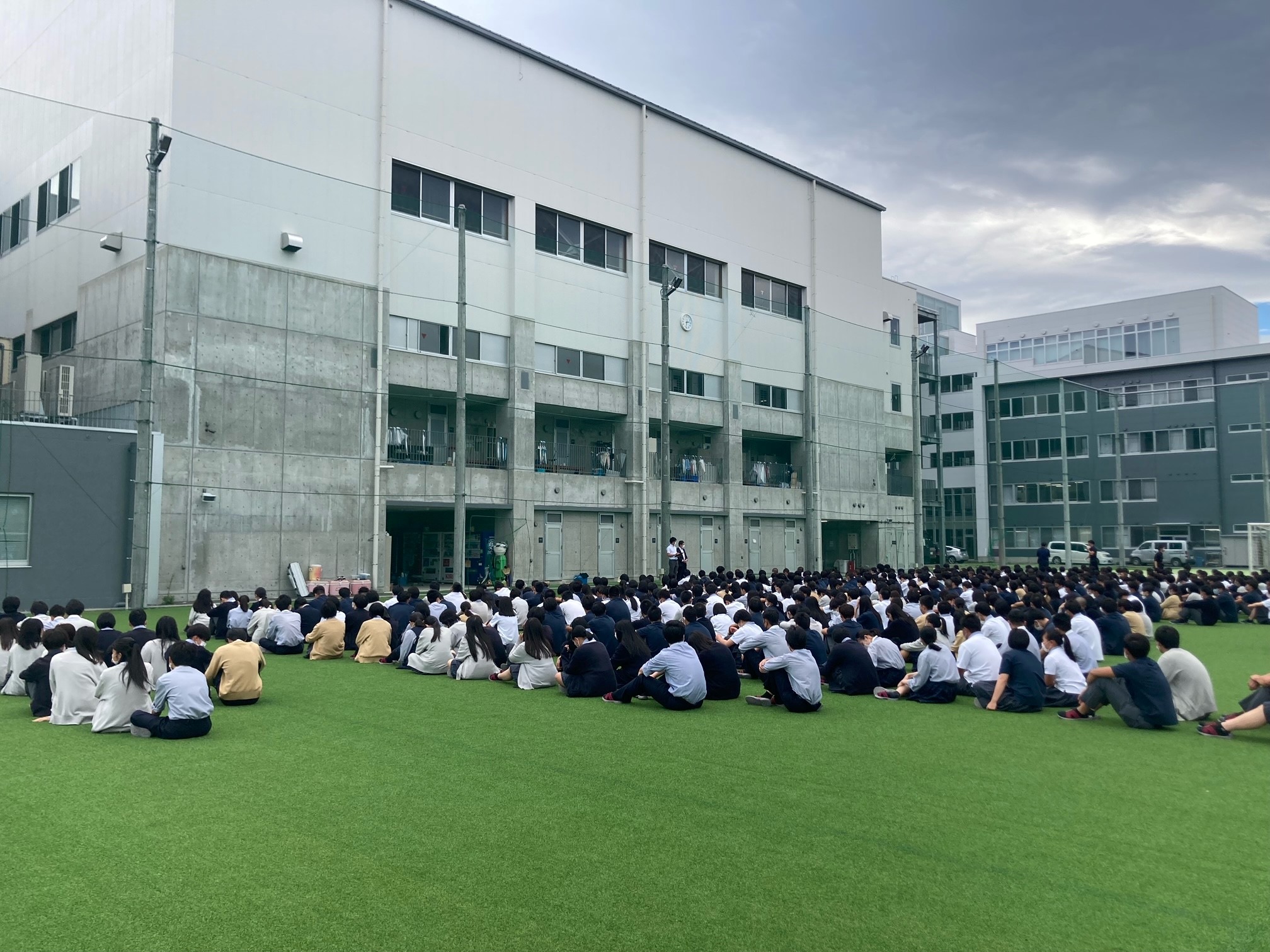 避難訓練を実施しました 学校法人 理知の杜 松本国際高等学校